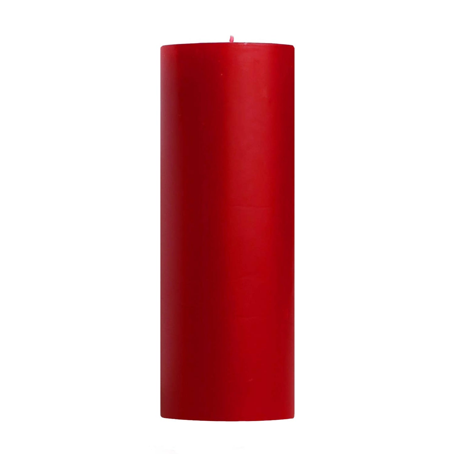 Sweetheart Red Unscented Pillar Candles - 2 sizes!