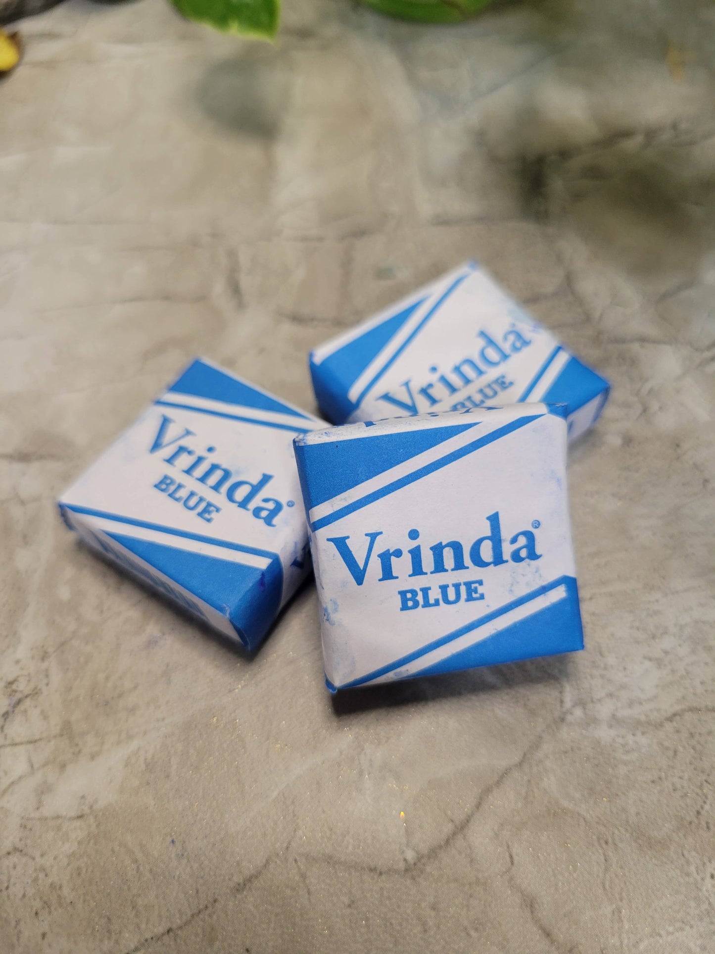Indigo 3 Squares/ Anil squares/Vrinda  blue