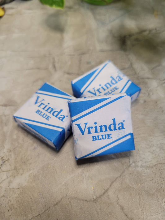 Indigo 3 Squares/ Anil squares/Vrinda  blue