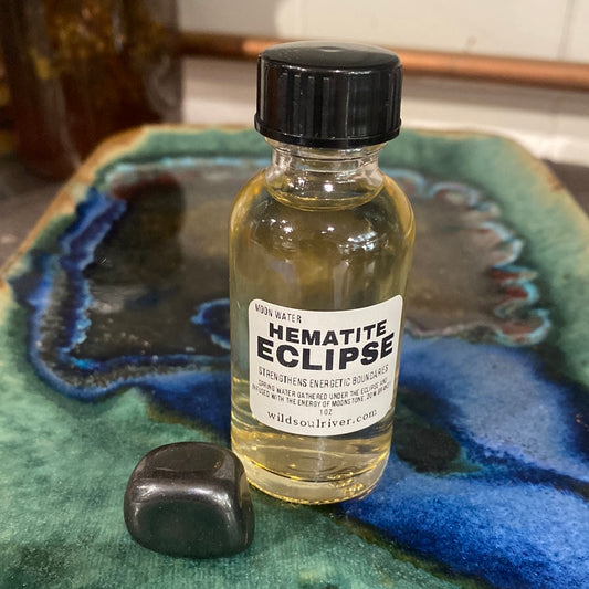 Hematite Eclipse Moon Water