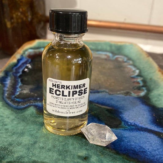 Herkimer Diamond Eclipse Moon Water