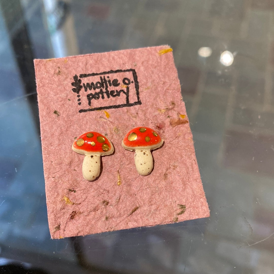 Mushroom Earrings