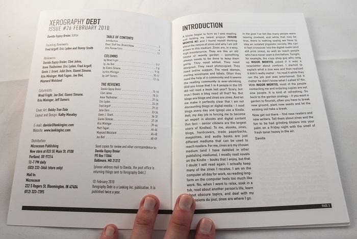 Xerography Debt Zine #26