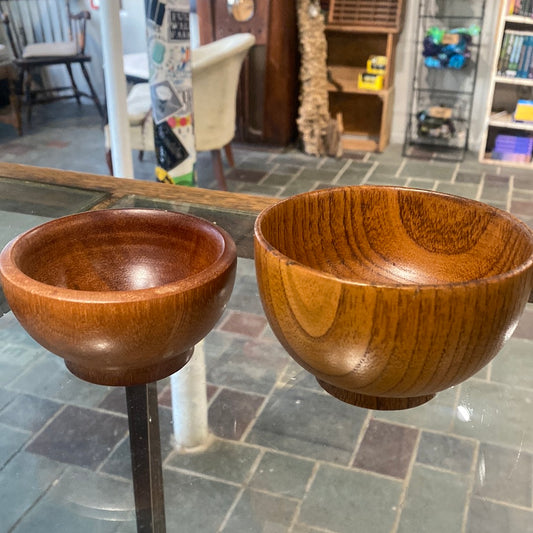 Vintage Wooden Altar Bowls