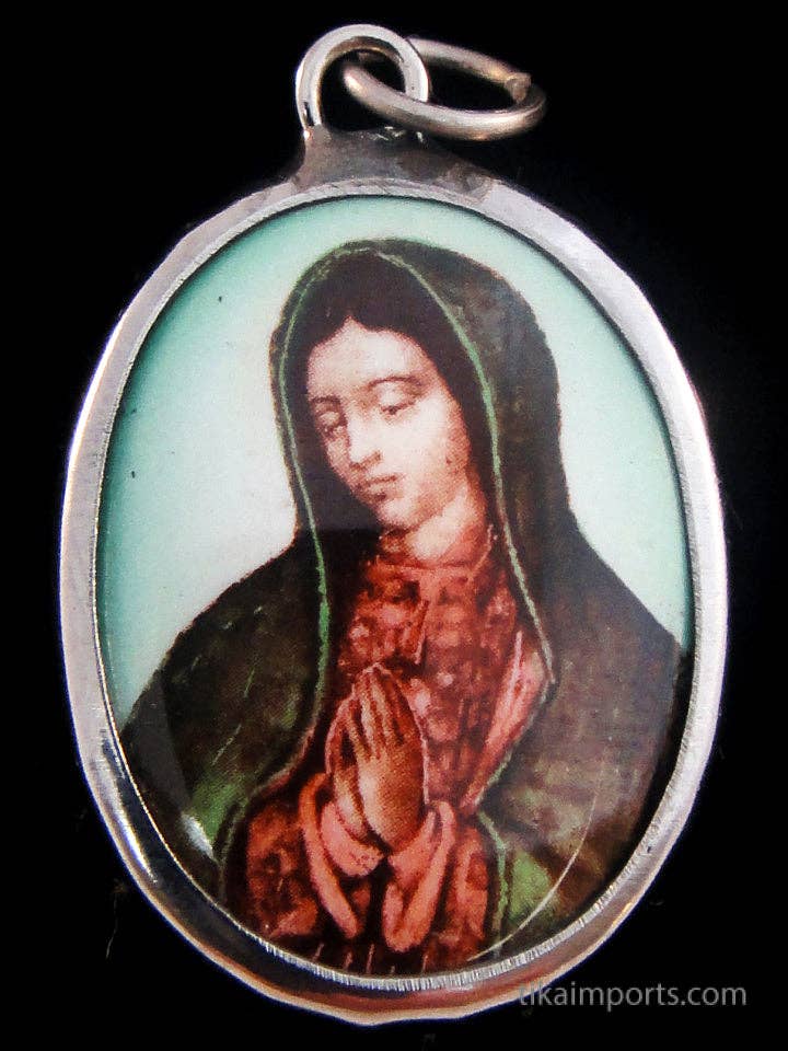 Mary Enamel Pendant Necklace