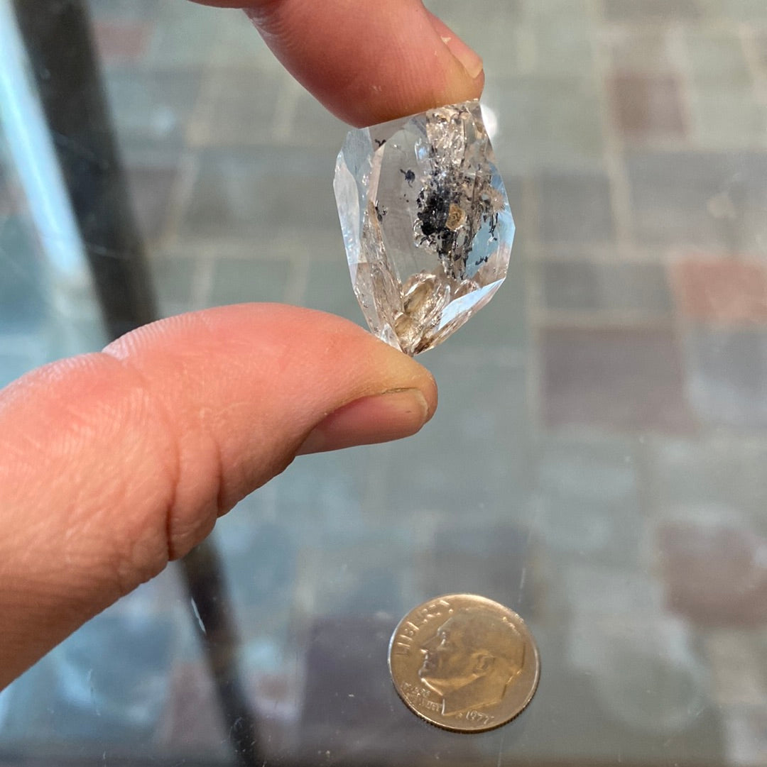 Gem clear Self Dug Herkimer Diamond