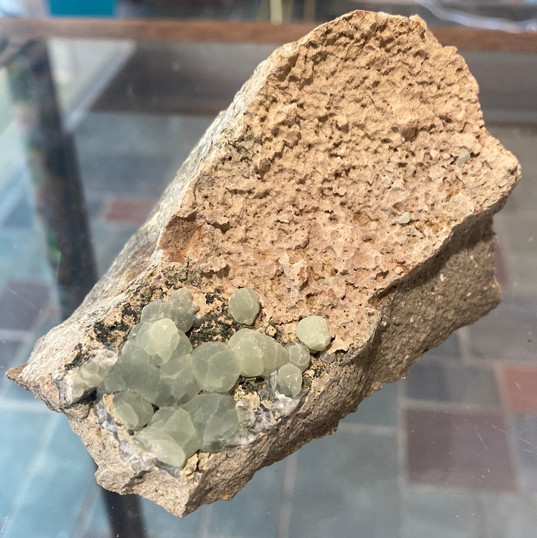 Prehnite on Matrix