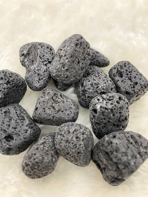 Lava Stone Tumbled Crystal