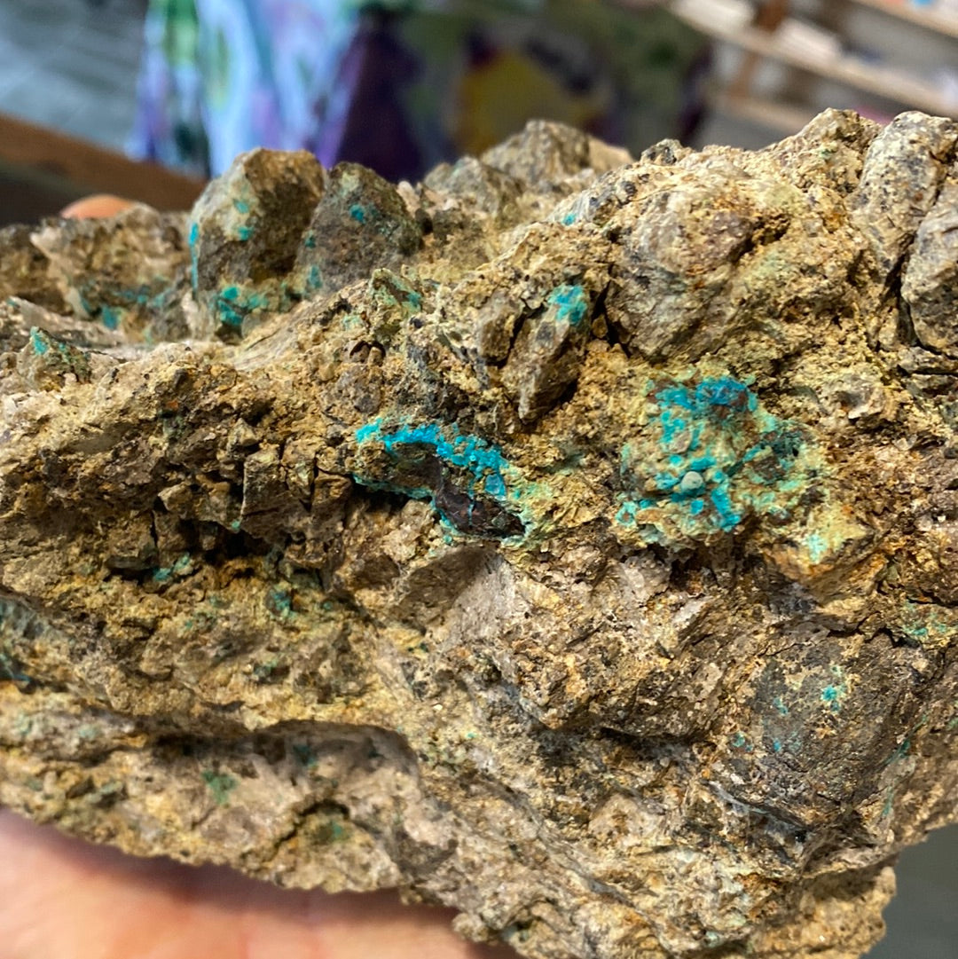 Chrysocolla on Matrix