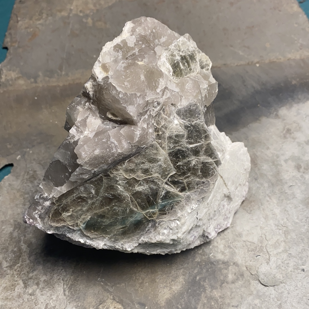 Lepidolite, Smoky Quartz, and Mica in One!