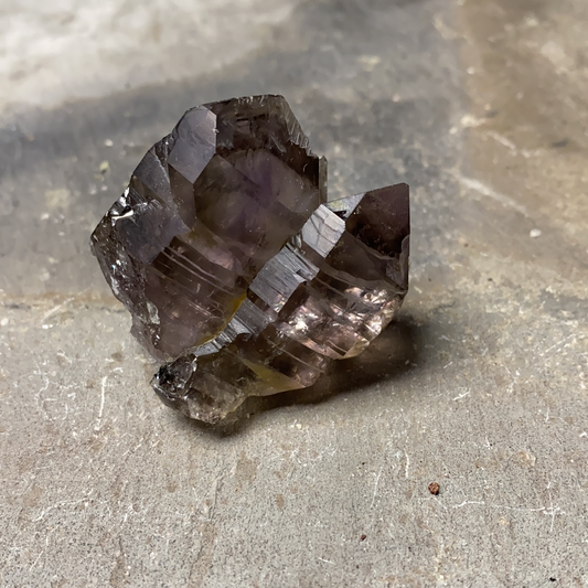 Smoky Quartz and Amethyst