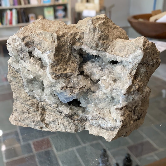 Celestite and Calcite