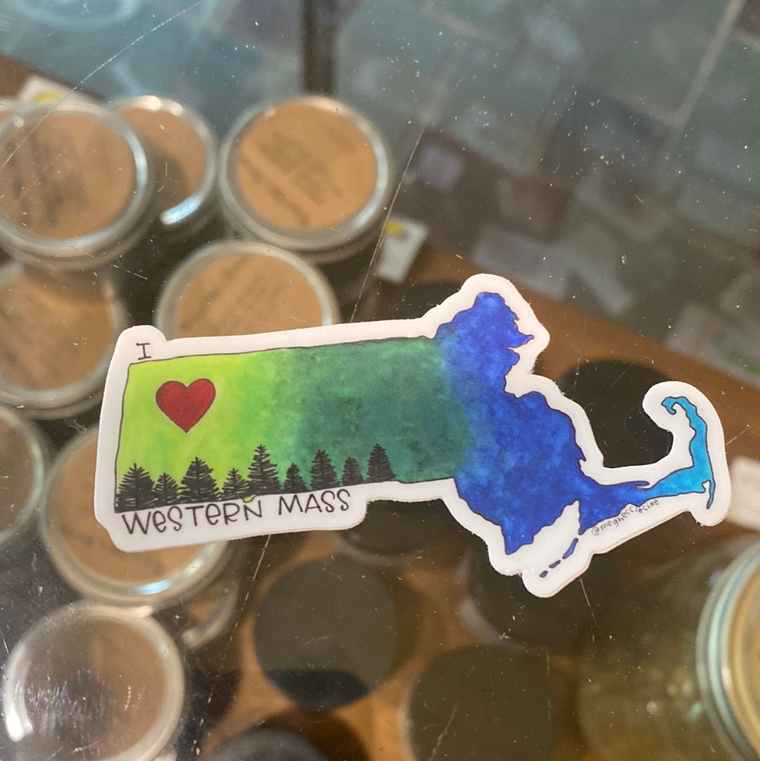 I <3 Western Mass Sticker