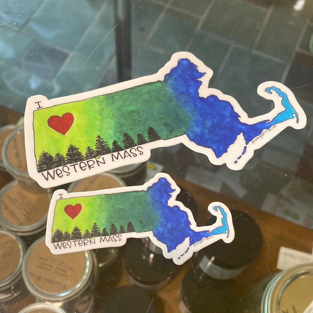 I <3 Western Mass Sticker
