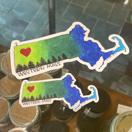 I <3 Western Mass Sticker