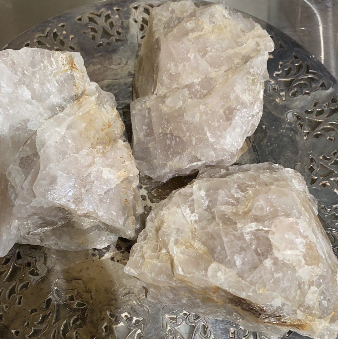 New Hampshire Raw Rose Quartz