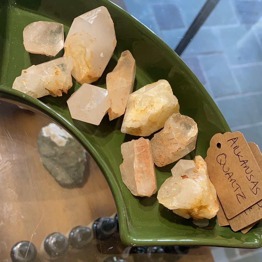 Arkansas Quartz with Iron Staining
