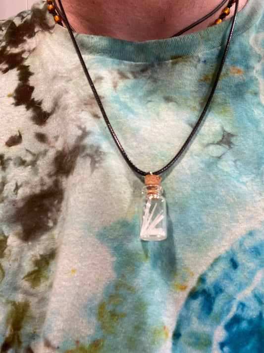 Vial Crystal Necklace