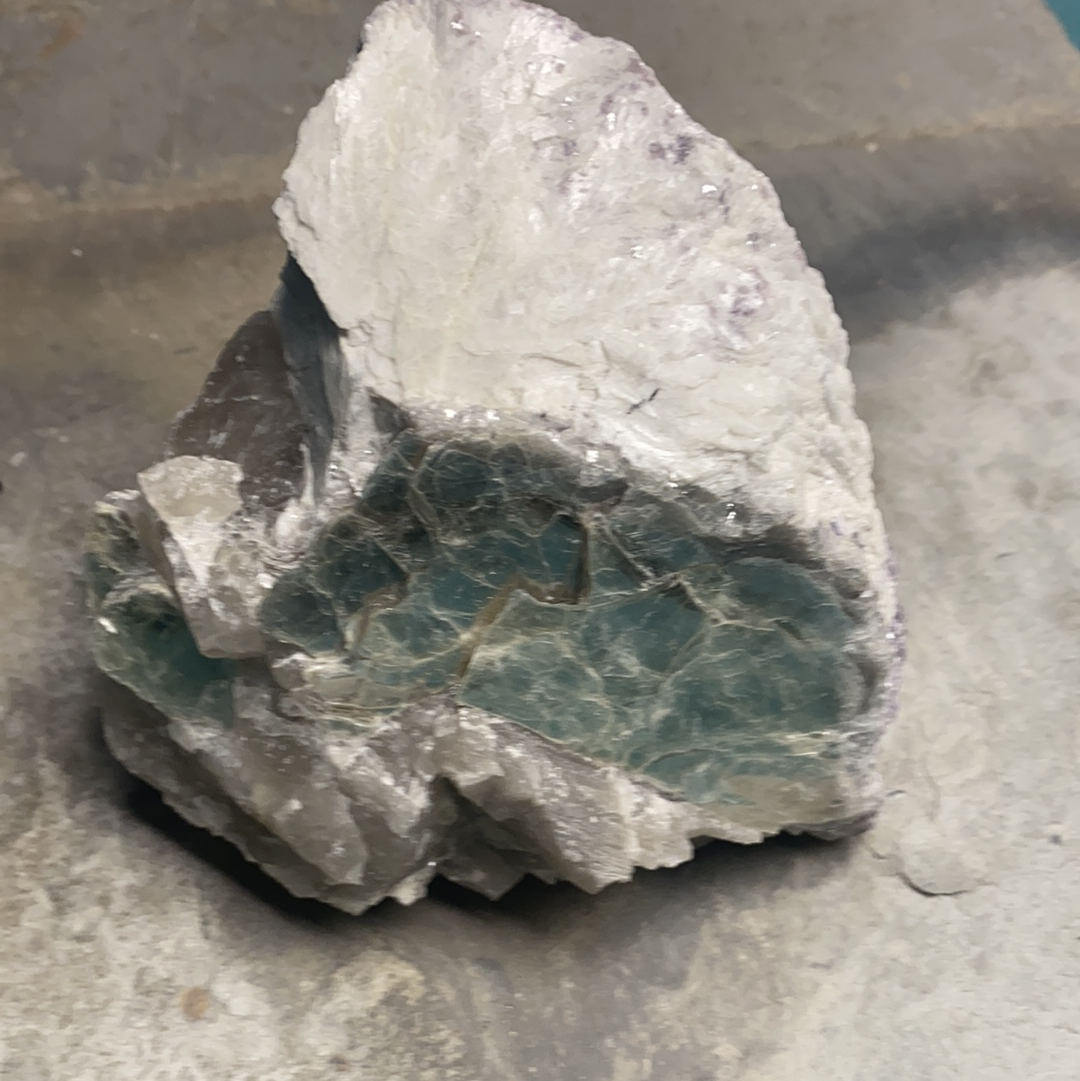 Lepidolite, Smoky Quartz, and Mica in One!