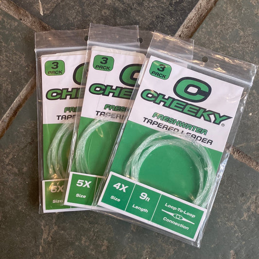 Cheeky Freshwater Leader 3-pack