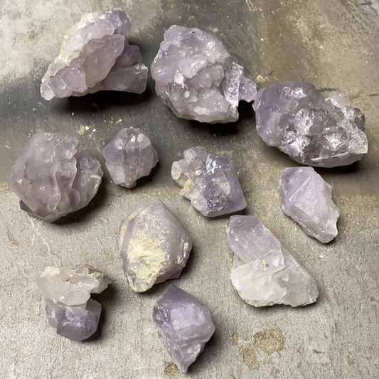 Lavender Elestial Amethyst
