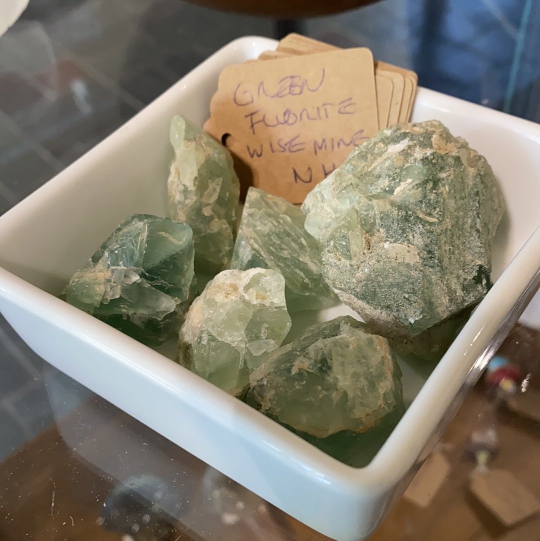 Raw Green Fluorite