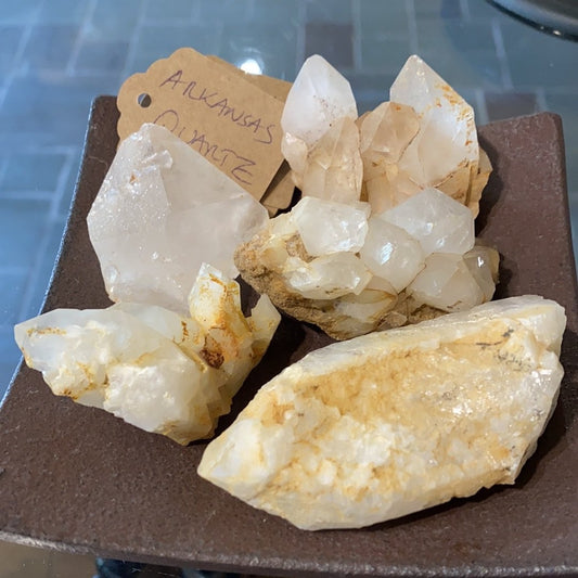 Arkansas Quartz with Iron Staining