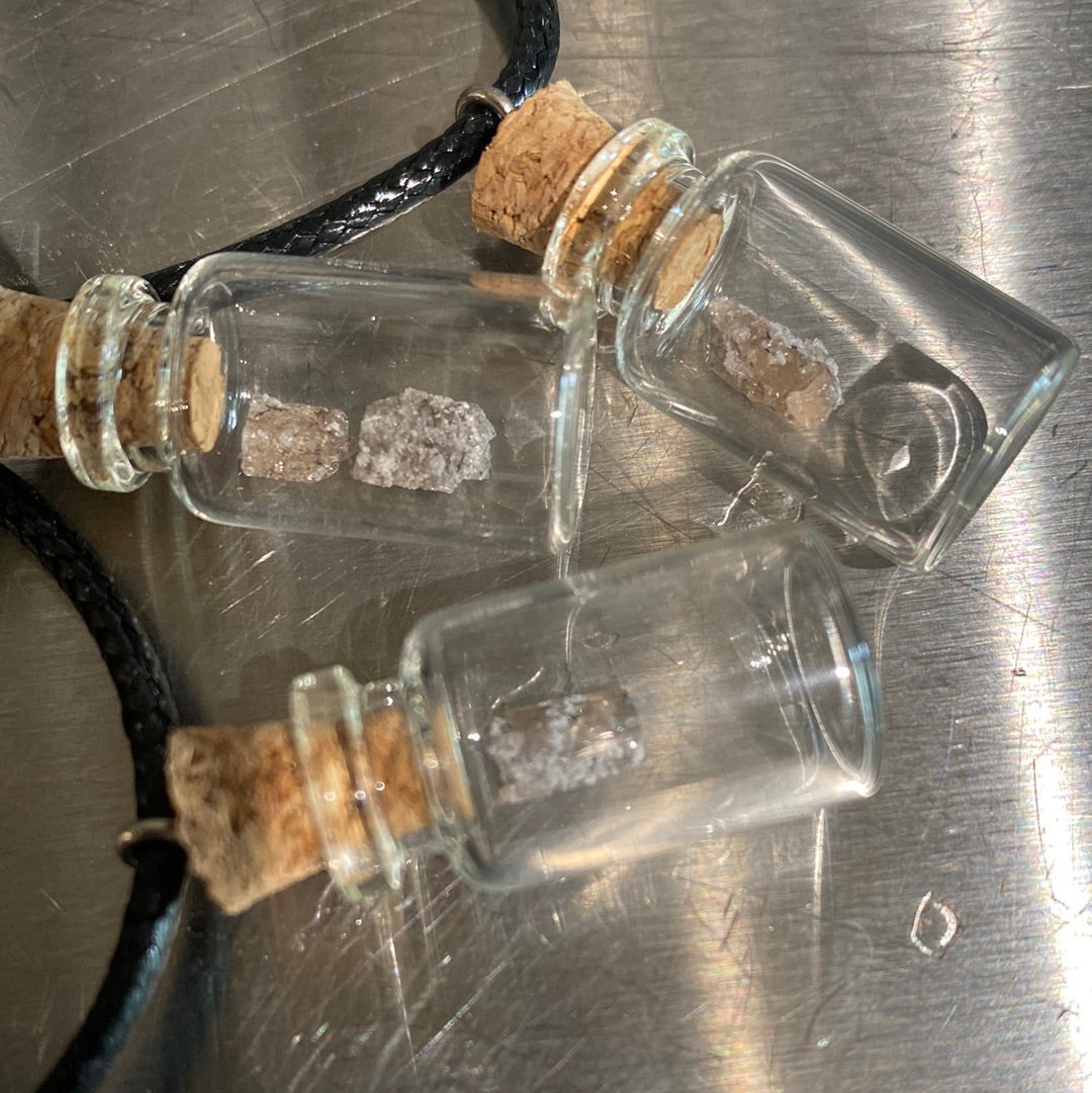 Vial Crystal Necklace