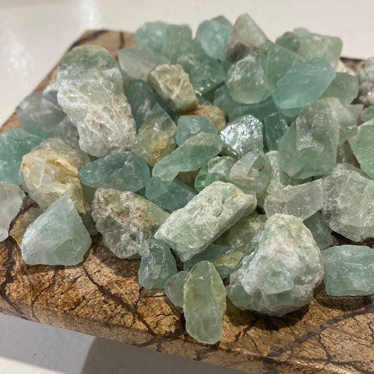 Raw Green Fluorite Chips