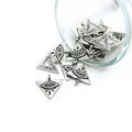 Triangle Evil Eye Charm