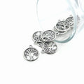 Small Silver Tree of Life Charms, 19x16mm