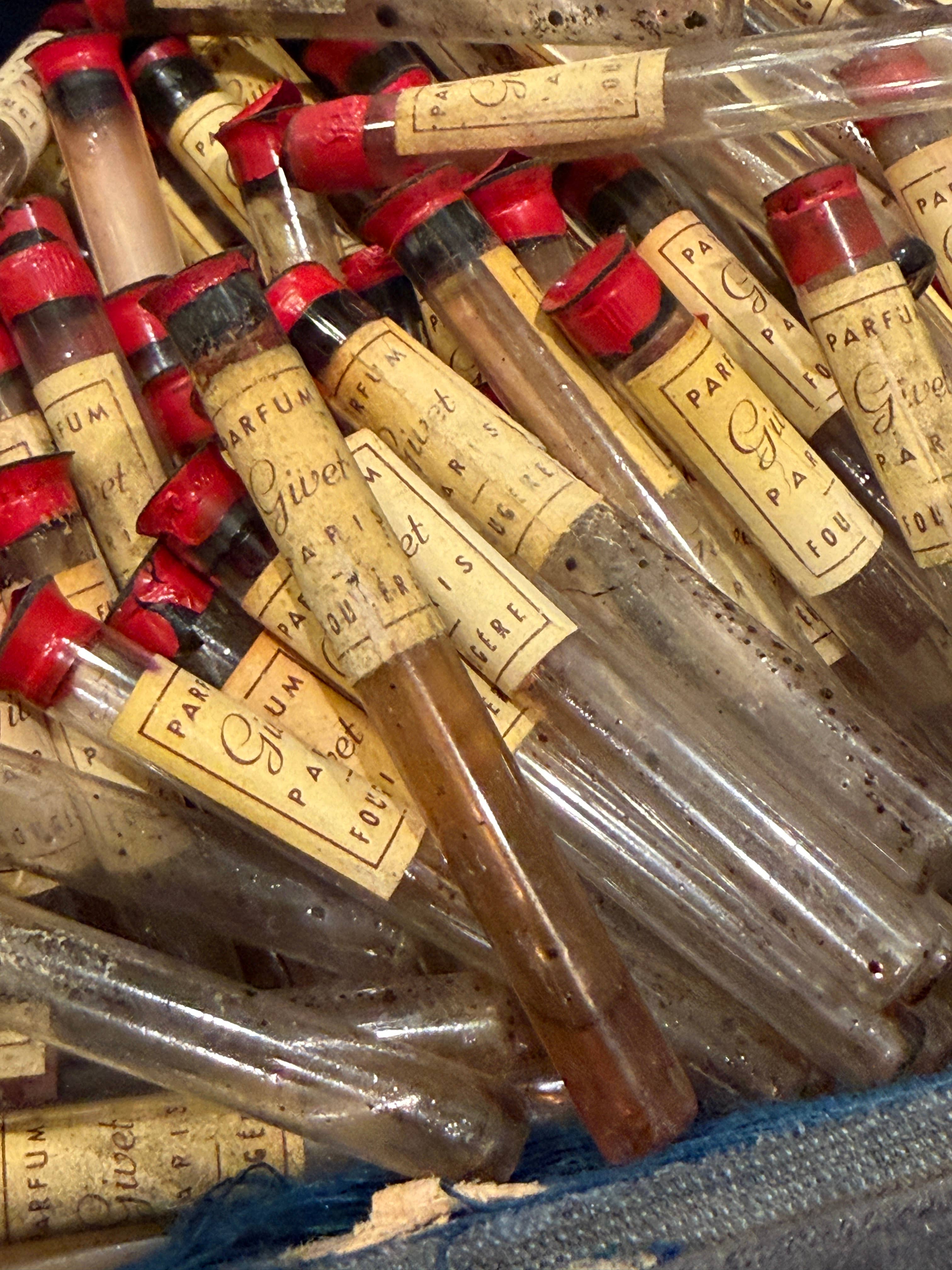 Antique French Perfume Apothecary Vials