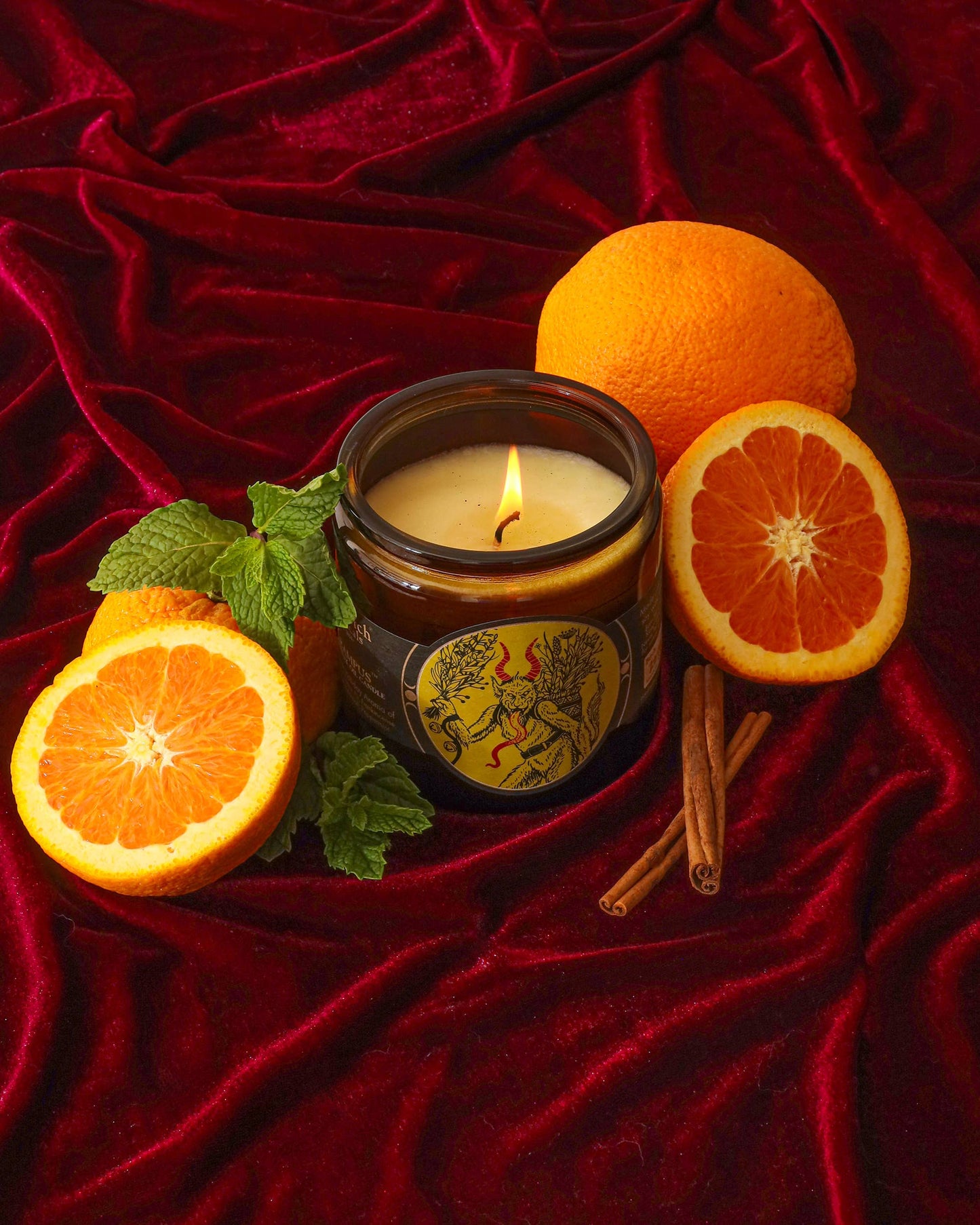 Soy Candle With Cotton Wick - Krampus