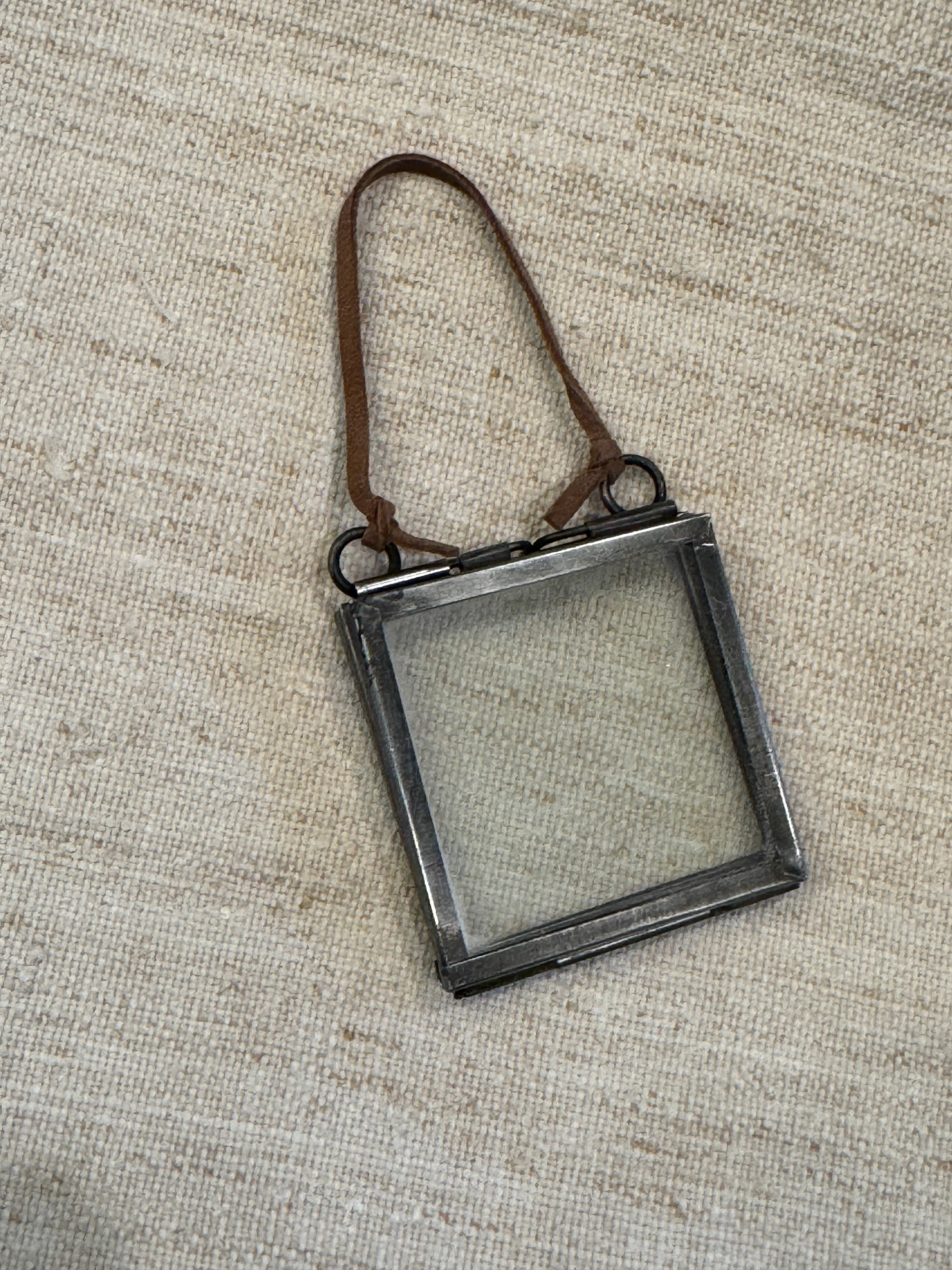 2" x 2"  Zinc Glass Frame