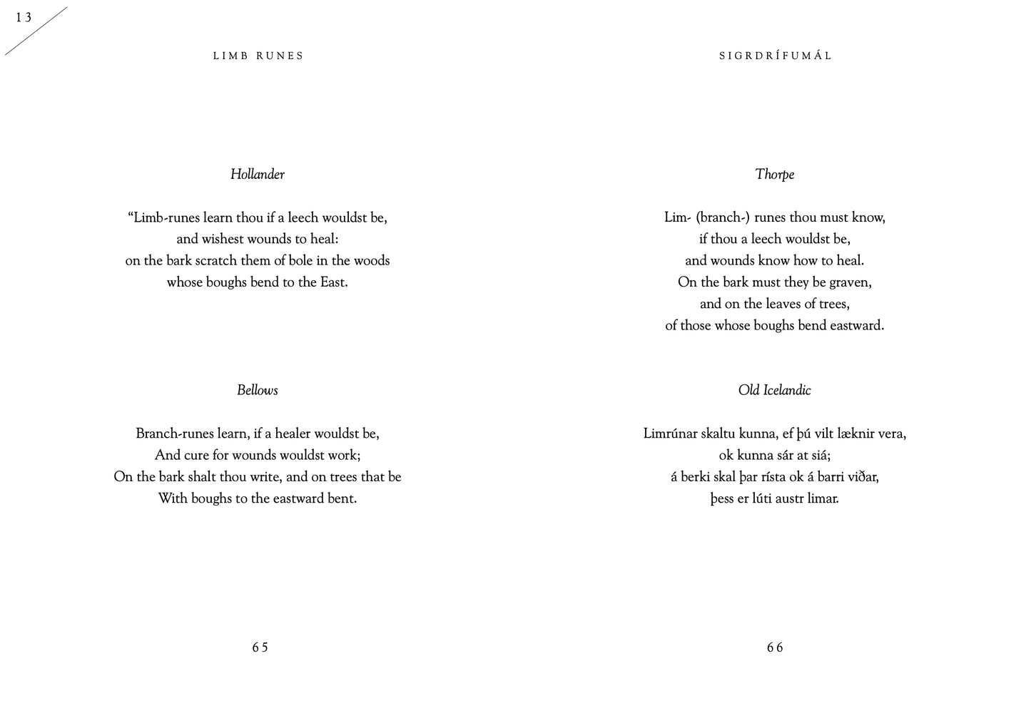 The Comparative Sigrdrífumál