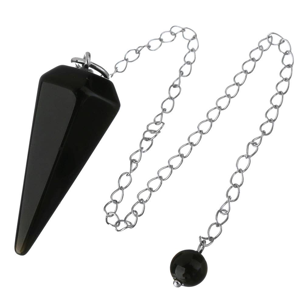 Black Agate Pendulum