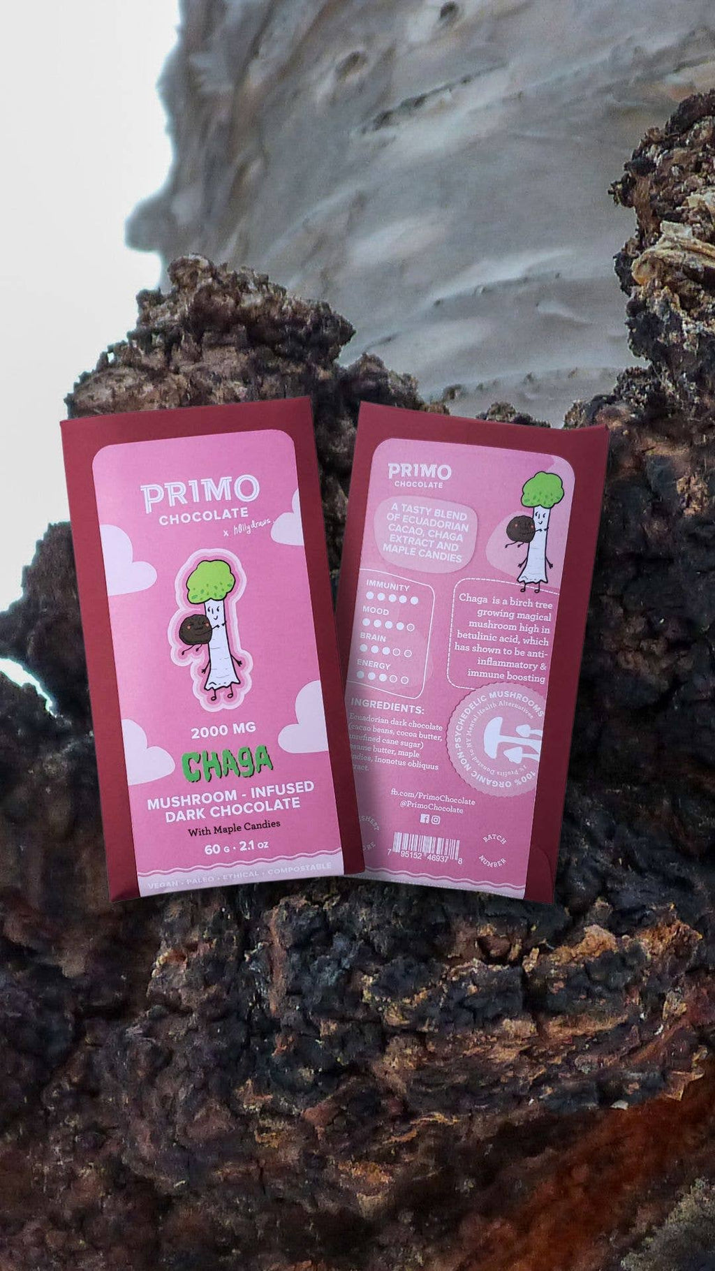 CHAGA + MAPLE CANDIES CHOCOLATE BAR