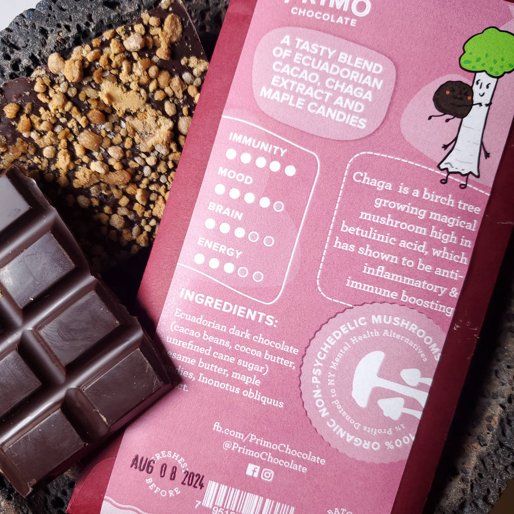 CHAGA + MAPLE CANDIES CHOCOLATE BAR