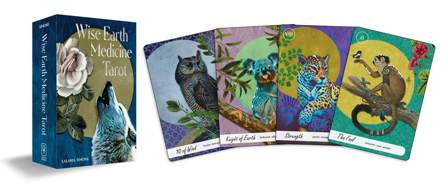 Wise Earth Medicine Tarot: 78 Cards & 96 Page Guidebook