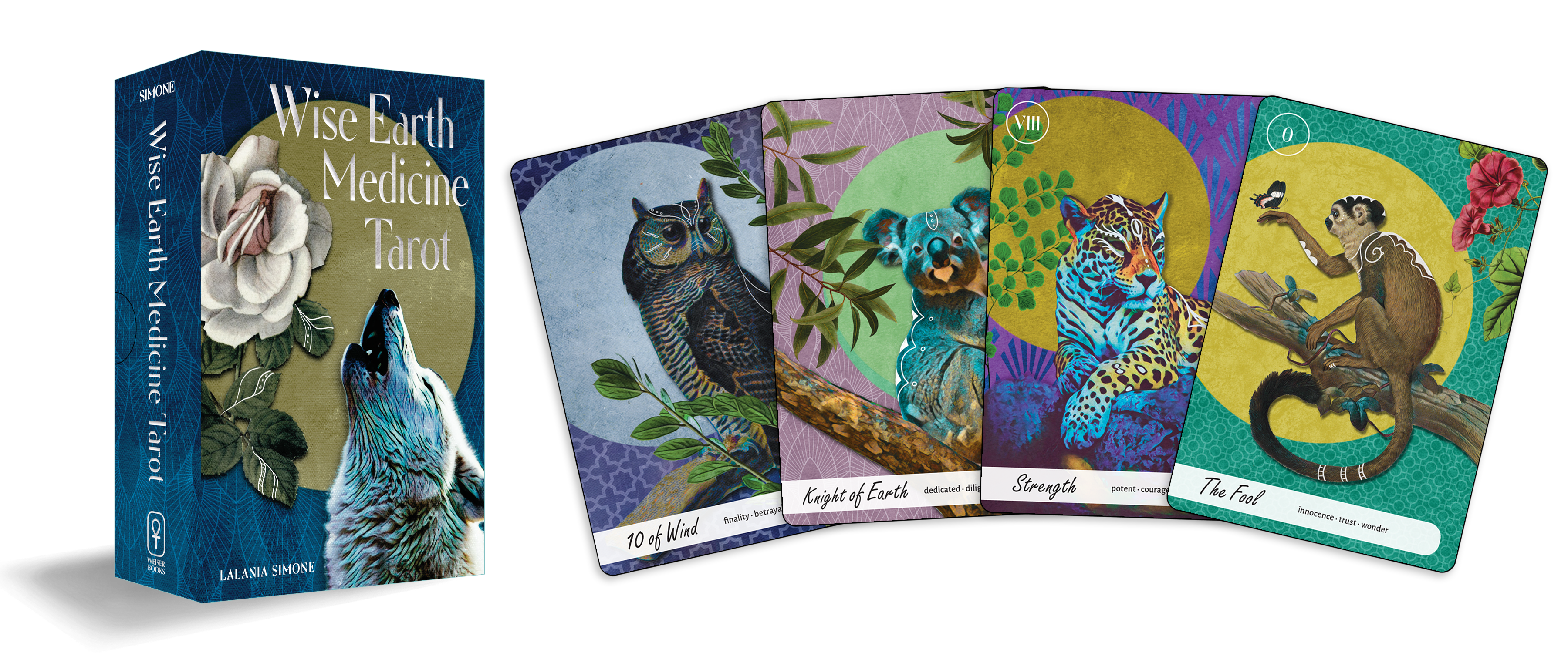 Wise Earth Medicine Tarot: 78 Cards & 96 Page Guidebook