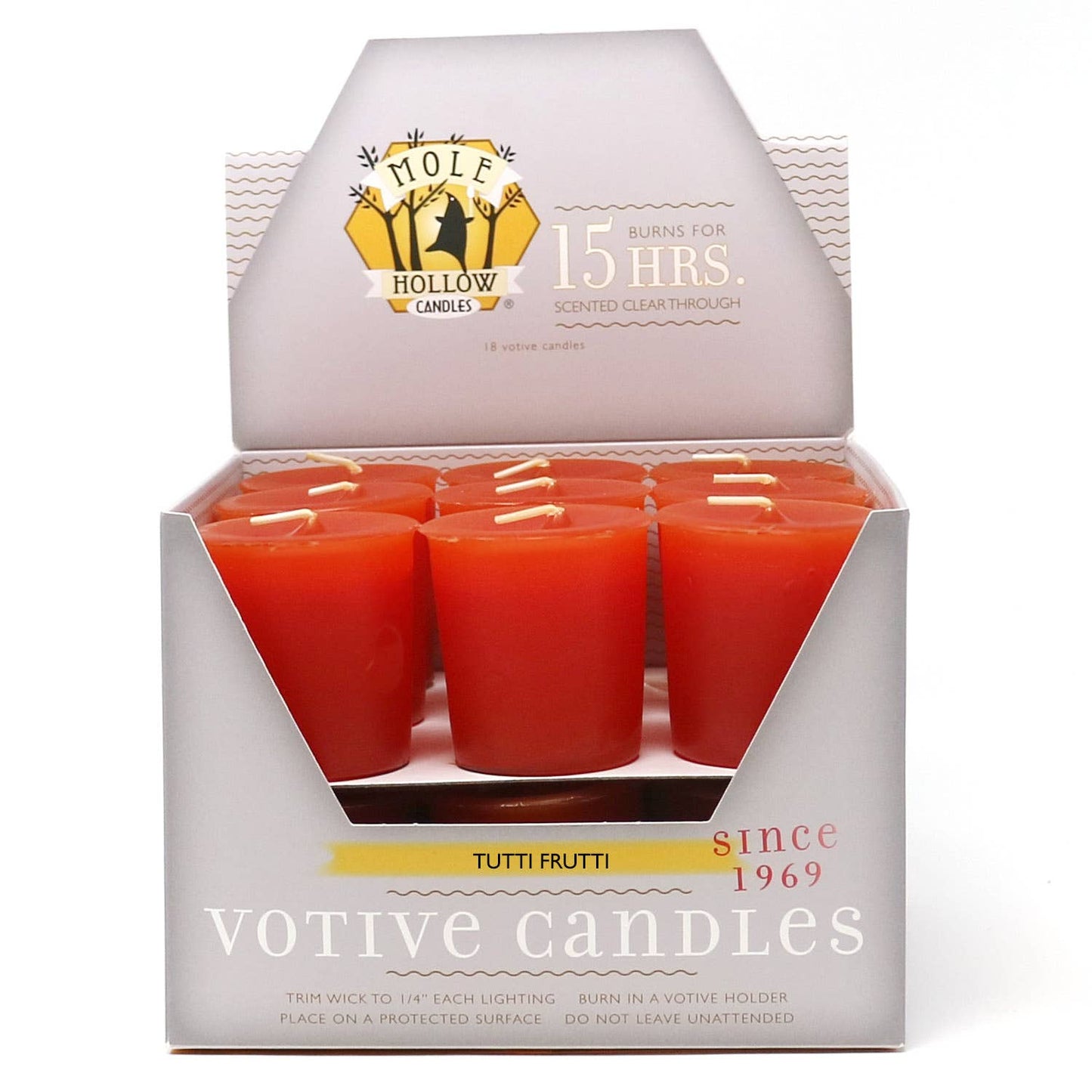 Tutti Frutti Votive Candles, Made in USA -  Last chance!