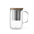 Minima™ Balance Double-Walled Glass Mug w/ Infuser