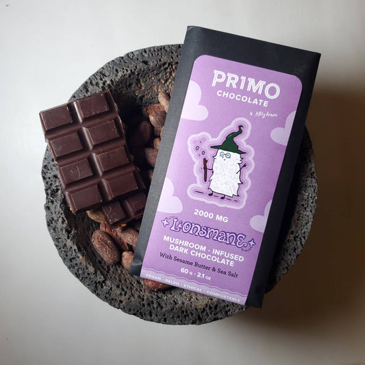 LIONSMANE + SESAME CHOCOLATE BAR