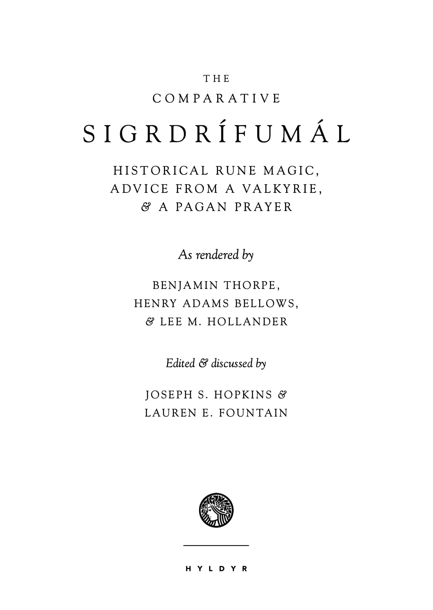 The Comparative Sigrdrífumál