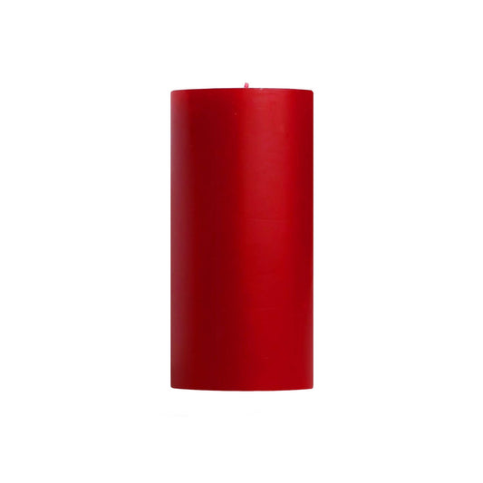 Sweetheart Red Unscented Pillar Candles - 2 sizes!