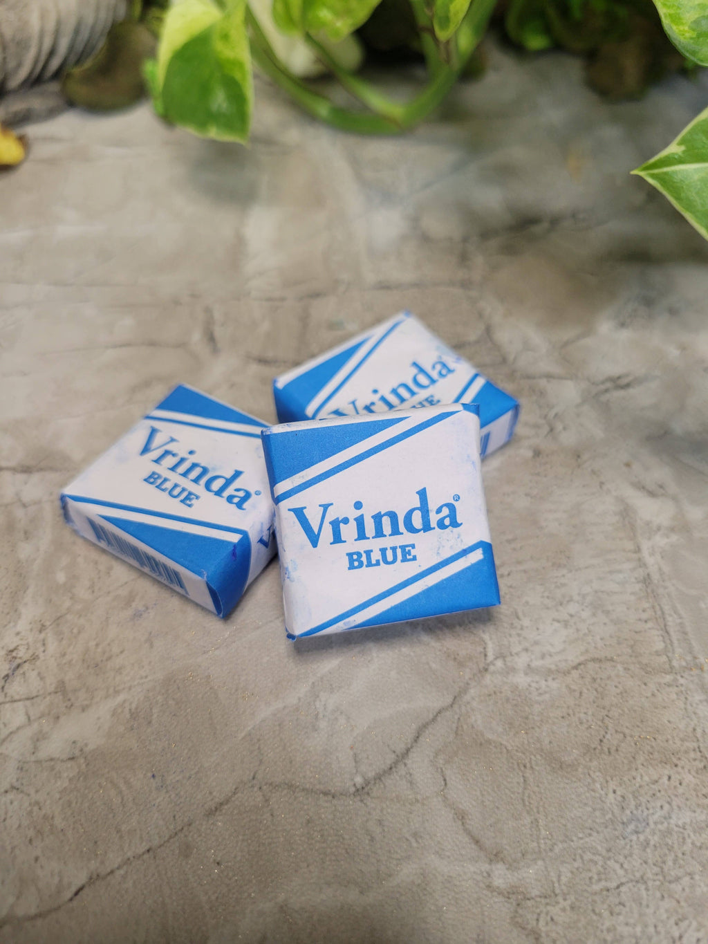 Indigo 3 Squares/ Anil squares/Vrinda  blue