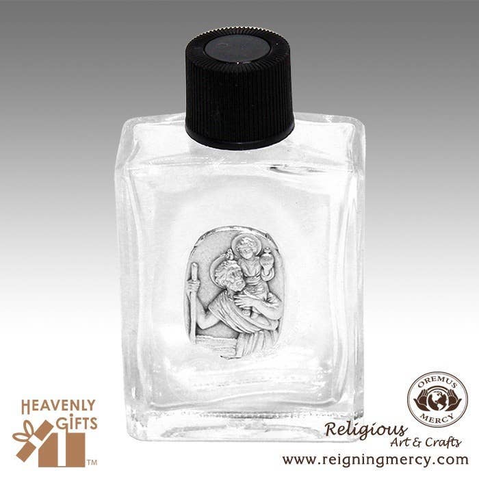 Saint Christopher Holy Water Bottle