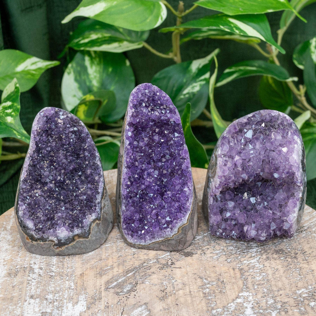 Amethyst Cut Base Geode Portal