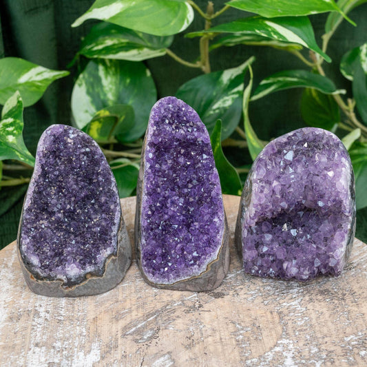 Amethyst Cut Base Geode Portal