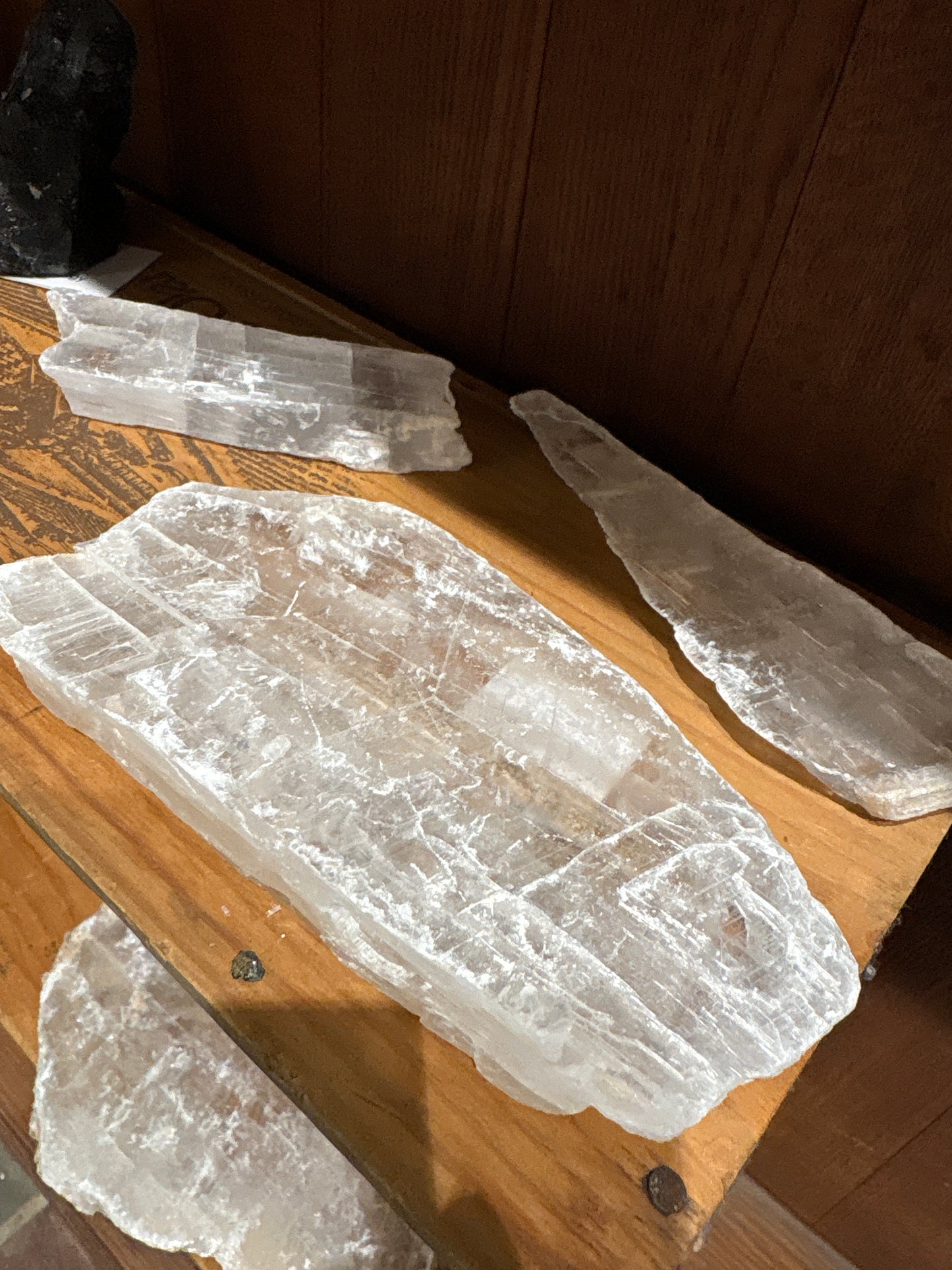 Natural Selenite Glass Charging Plate